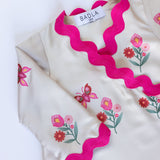 Flowers Wrap Maxi Dress