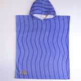 Hooded Poncho Towel in Purple