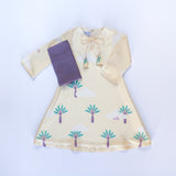 Banan Palm Print Maxi Dress with Shella