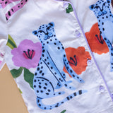 Arabian Leopard Printed Pajamas Set