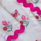 Flowers Wrap Maxi Dress