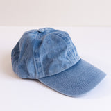 Faded-Effect Cap in Blue