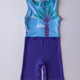 Banana Tree Print Swimsuit
