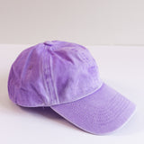 Faded-Effect Cap in Purple