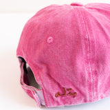 Faded-Effect Cap in Hot Pink