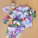 Arabian Leopard Printed Pajamas Set Kit