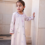 Printed Stars Embroidery Jalabia
