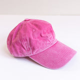 Faded-Effect Cap in Hot Pink