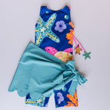 Under the Sea Print Swimsuit with Coverup