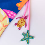 Under the Sea Print Swimsuit with Coverup