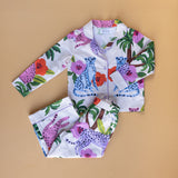 Arabian Leopard Printed Pajamas Set