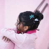 Palm and Clouds Hair Clip Set