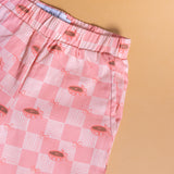 Sago Printed Pajamas Set in Pink