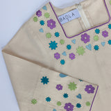 Flowers Embroidery Jalabia