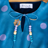 Polka Dots Thoub in Blue