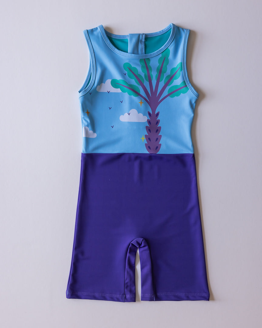 Banana Tree Print Swimsuit