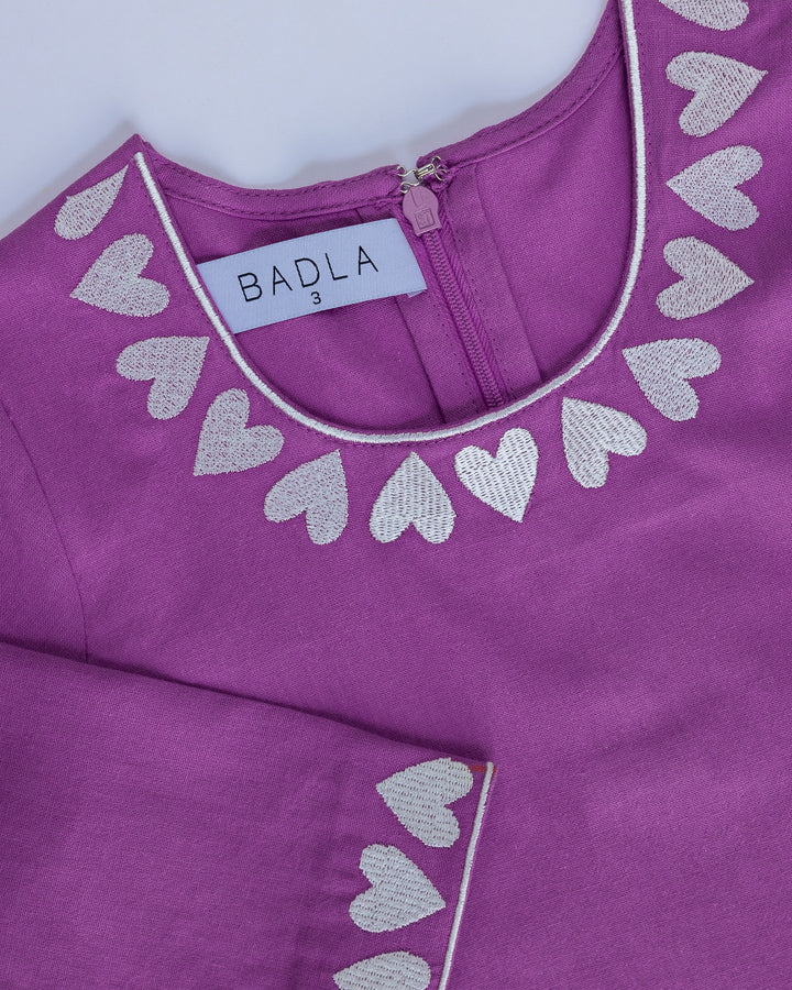 Heart Embroidery Jalabia