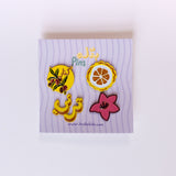 Citron Lemon Pins