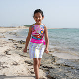 Seafood Swimsuit with Skirt