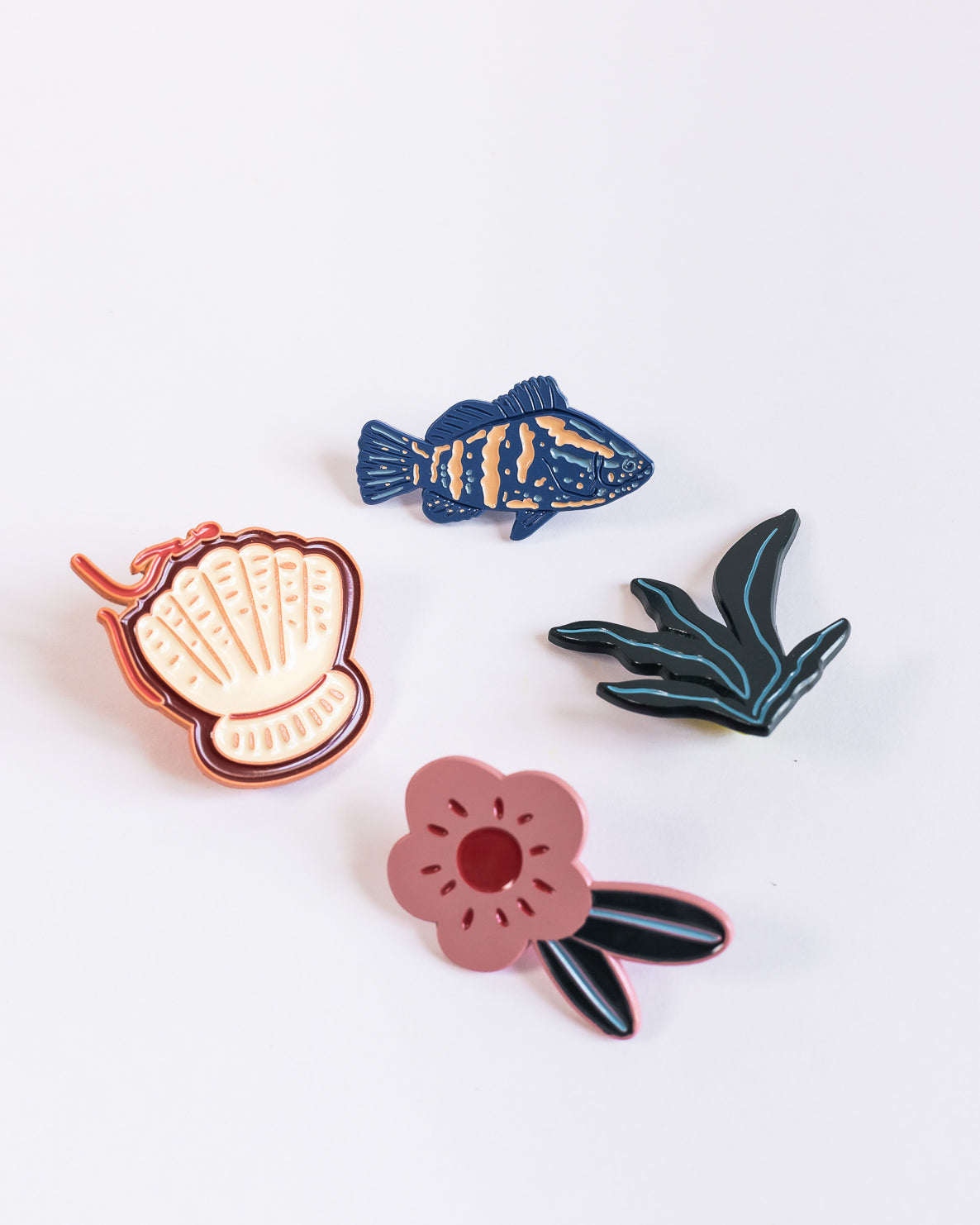 Pin Fish Shell Fishes and Shells Pins – BADLA