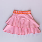 Fishes and Shells Print Swimsuit with Skirt
