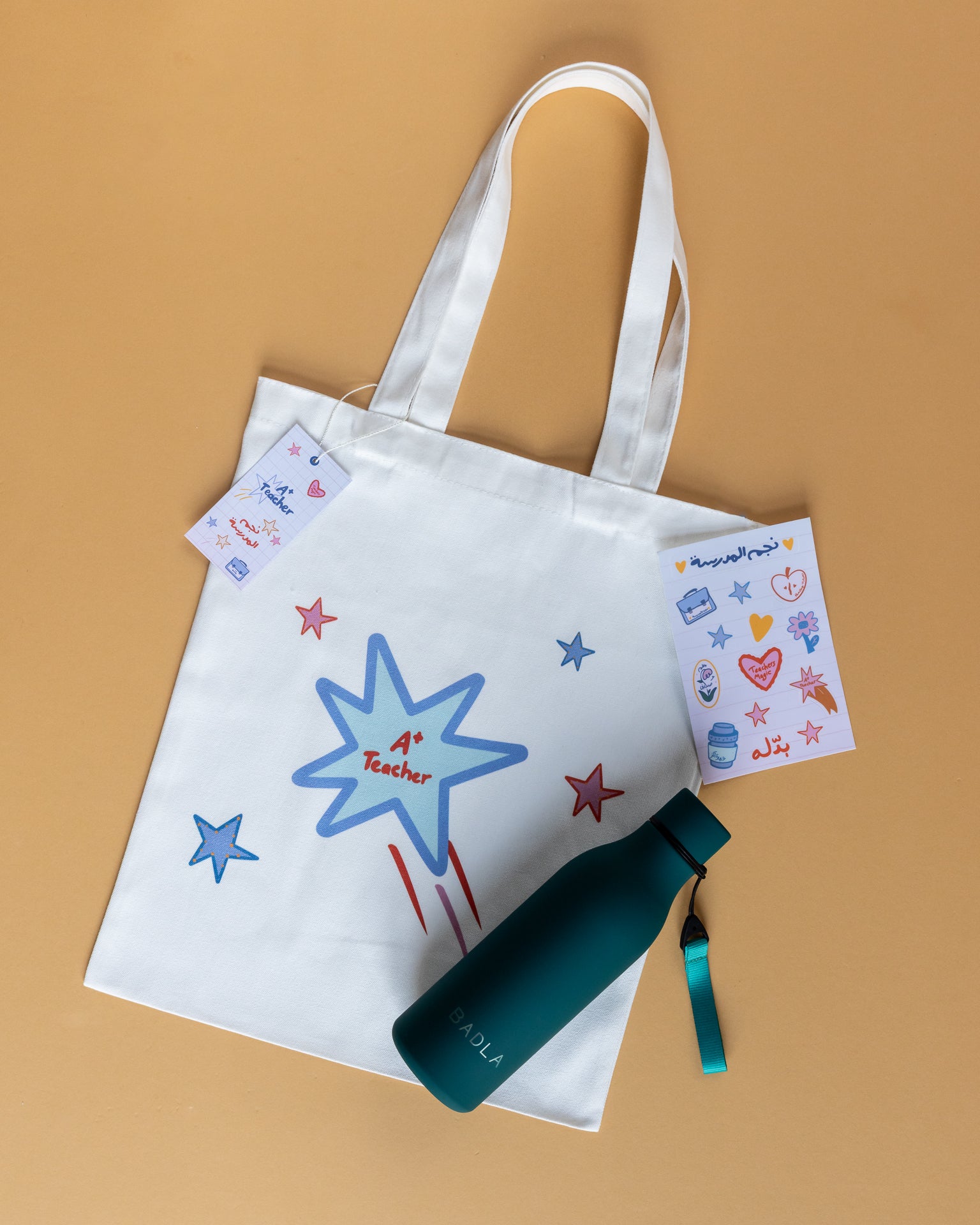 Water Bottle and Stickers Kit