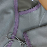 Green Suede Wrap Maxi Dress with Printed Shella