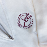 Qatar Half Zip Jumper in White