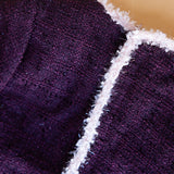 Boucle Jacket in Burgundy