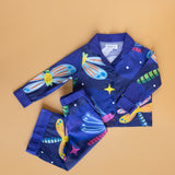 Dragon Fly Printed Pajamas Set