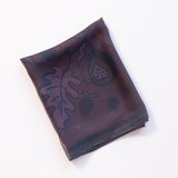 Printed Pomegranate Shella with Velvet Abaya