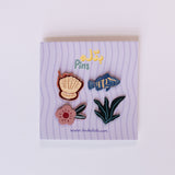 Fishes and Shells Pins