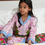 Flamingo Printed Pajamas Set