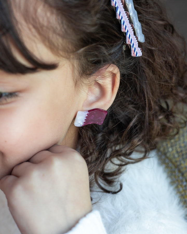 Qatar Flag Earrings