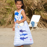 Whale Shark Double Sided Tote Bag