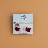 Qatar Flag Earrings