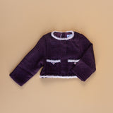 Boucle Jacket in Burgundy