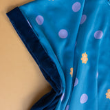 Polka Dots Thoub in Blue