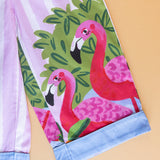 Flamingo Printed Pajamas Set