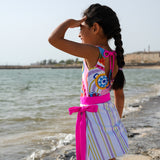 Seafood Swimsuit with Skirt