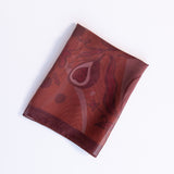 Pink Velvet Wrap Maxi Dress with Printed Shella