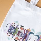 Boy with Arabic Coffee Tote Bag