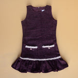 Boucle dress in Burgundy