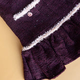 Boucle dress in Burgundy