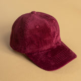 Corduroy Cap in Maroon