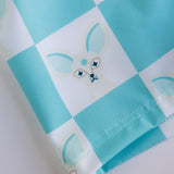 Checkerboard Desert Fox swimming shorts