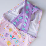 Desert Rabbit Print Swimsuit in Pink