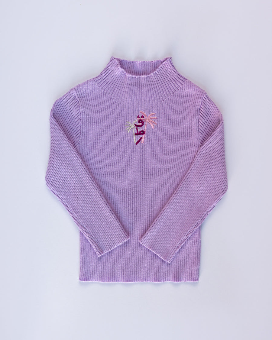 Qatar Knitted High-neck Top