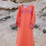 Granny Jalabia with Rabbit embroidery