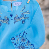 Granny Jalabia with Rabbit embroidery